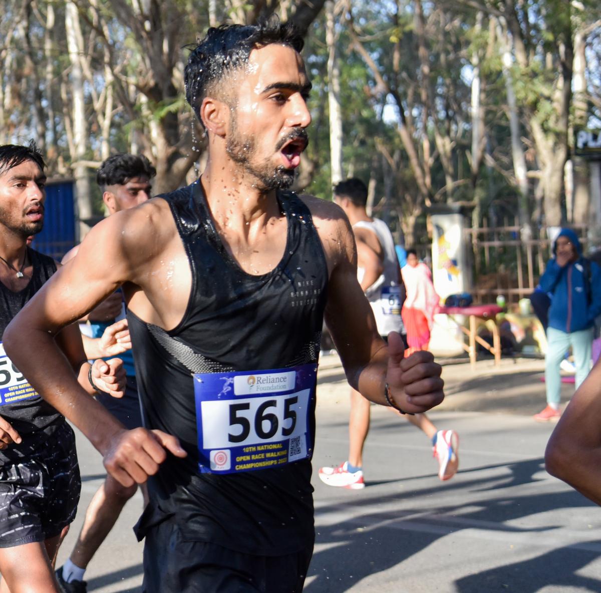 Asian 20km Race Walking Championships 2023 Navy's Akshdeep Singh wins